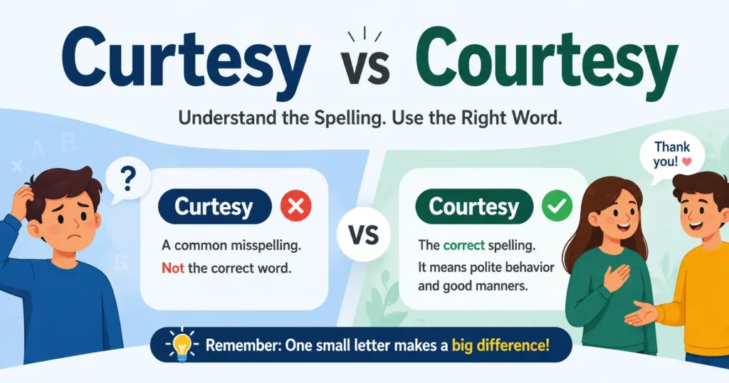 Curtesy vs Courtesy