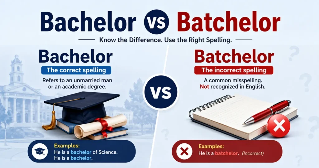 Bachelor vs Batchelor