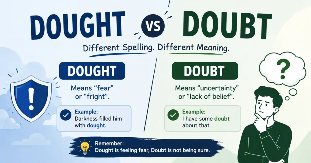 Dought vs Doubt