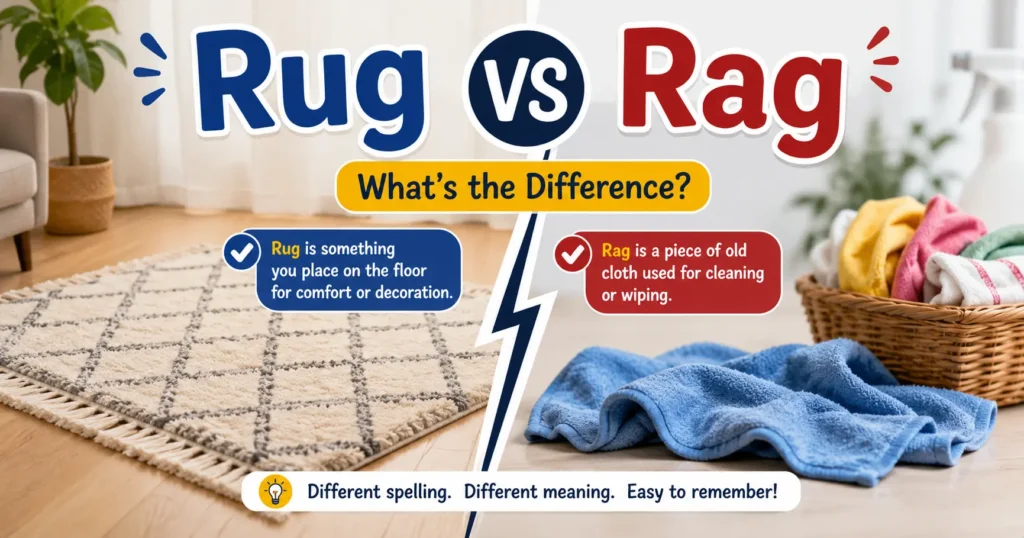 Rug vs Rag
