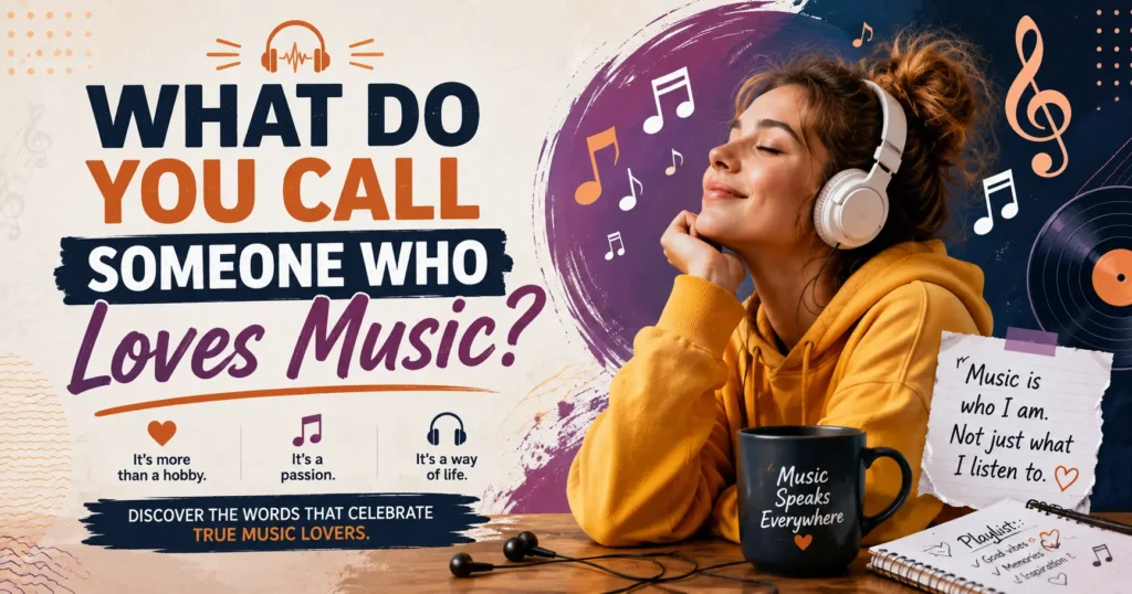 What Do You Call Someone Who Loves Music